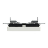 Merten Wippe für Wechselschalter, Kreuzschalter und Taster, Schutzart IP 44, glänzend weiß (glänzend), Retail