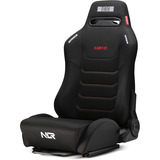 Next Level Racing ERS3 Elite Liegesitz, Rennschalensitz schwarz/weiß