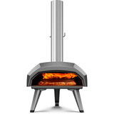 Ooni Karu 12   , Pizzaofen edelstahl, Multi-Brennstoff, für Pizzen bis ca. Ø 31cm