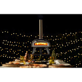 Ooni Karu 2 Pizzaofen schwarz/edelstahl, Multi-Brennstoff, für Pizzen bis ca. Ø 31cm