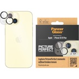 PanzerGlass PicturePerfect Kameraschutz, Schutzfolie transparent, iPhone 15, iPhone 15 Plus