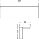 Philips Hue Hue White & Color Ambiance Nyro Wandleuchte, LED-Leuchte schwarz