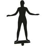 Schildkröt Wooden Balance Board, Fitnessgerät 