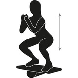 Schildkröt Wooden Balance Board, Fitnessgerät 