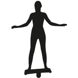 Schildkröt Wooden Balance Board, Fitnessgerät 