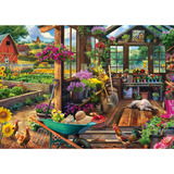 Schmidt Spiele Jeff Haynie: Gartenhaus, Puzzle 1000 Teile