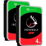 Seagate IronWolf NAS 4 TB CMR 2x, Festplatte 2er Bundle, SATA 6 Gb/s, 3,5"