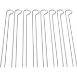 Weber Doppelspieße-Set 6320, 8 Stück silber