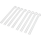Weber Doppelspieße-Set 6320, 8 Stück silber