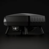 Witt Pizzaofen Rotante Piccolo 16"  schwarz (matt), für Pizzen bis ca. Ø 40cm, rotierender Pizzastein