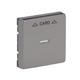 0 Zentralscheibe für Cardschalter, Abdeckung edelstahl, Retail