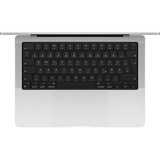 Apple MacBook Pro (14") 2025 CTO, Notebook silber, 16 GB, 512 GB (512 GB SSD), M4, MacOS, Amerikanisch