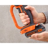 BLACK+DECKER Akku-Winkelschleifer BCG720M1, 18Volt schwarz/orange, Li-Ionen Akku 4Ah