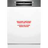 Bosch SMI4ECS28E Serie 4, Spülmaschine edelstahl (gebürstet), 60 cm, Home Connect