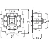 Busch-Jaeger Fanschalter 2000/6 Unterputz Eintracht Frankfurt Retail