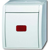 Busch-Jaeger Kontroll-Wechselschalter 2601/6 SKW-54 weiß, Retail