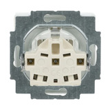 Busch-Jaeger Schutzkontakt Steckdosen-Einsatz mit erhöhtem Berührungsschutz, Typ 2300 EUCB-84 weiß (glänzend), Retail