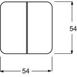 Busch-Jaeger Wippe weiß SI Reflex SI weiß, Retail