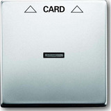 Busch-Jaeger Zentralscheibe für Cardschalter, Abdeckung edelstahl, Retail