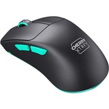 CHERRY XTRFY M64 Wireless, Gaming-Maus schwarz/türkis