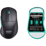 CHERRY XTRFY M64 Wireless, Gaming-Maus schwarz/türkis