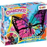 CRAZE Diamond Painting - Erwachsenen Set Schmetterling, Basteln 
