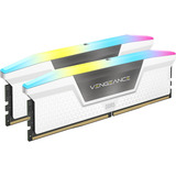 Corsair DIMM 64 GB DDR5-6000 (2x 32 GB) Dual-Kit, Arbeitsspeicher weiß, CMH64GX5M2B6000Z30W, Vengeance RGB, INTEL XMP, AMD EXPO