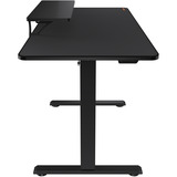 Cougar Gaming-Tisch E-Star 140 schwarz, 140 x 60cm, mit Monitorständer