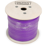 Digitus Professional Cat.6 U/UTP Verlegekabel simplex, Cca violett, 500 Meter Trommel