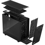 Fractal Design Meshify 2 Black TG Light Tint, Tower-Gehäuse schwarz, Tempered Glass