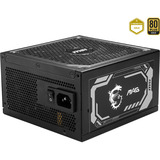MSI MAG A1000GL PCIE5, PC-Netzteil schwarz, 1x 12-Pin High Power GPU, 4x PCIe, Kabelmanagement, 1000 Watt