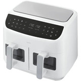 Medion Doppel Heißluftfritteuse Life P20 MD11760 XXL weiß, 2.600 Watt, 2 Körbe je 4,35 Liter