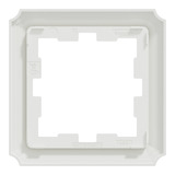 Merten D-Antik Rahmen einfacher Rahmen weiß (glänzend), Retail