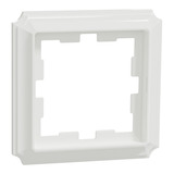 Merten D-Antik Rahmen einfacher Rahmen weiß (glänzend), Retail