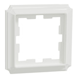 Merten D-Antik Rahmen einfacher Rahmen weiß (glänzend), Retail