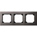 Merten Metallrahmen 3-fach waagerecht und senkrecht montierbar Retail