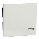 Merten Wippe Schlüssel für Wechselschalter, Kreuzschalter und Taster, einteilig, glänzend weiß (glänzend), Retail