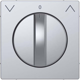 Merten Zentralplatte Edelstahl lackiert aus Thermoplast edelstahl, Retail