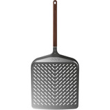 Ooni Signature Perforierter Pizzaheber 14" , Grillbesteck silber/schwarz, für Pizzen bis ca. Ø 36cm