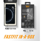 PanzerGlass Ceramic Displayschutz Ultra-Wide Fit, Schutzfolie transparent, Samsung Galaxy S26, FASTFIT IN-A-BOX