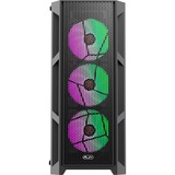 RAIJINTEK Arcadia III MS4, Tower-Gehäuse schwarz, Tempered Glass