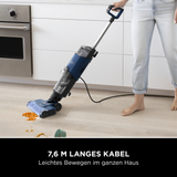 Shark HydroVac  3-in-1 Nass- und Trockensauger WD100EU, Nass-/Trockensauger blau, kabelgebunden