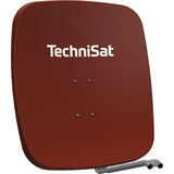 TechniSat Satellitenspiegel 65 Zentimeter Plus Aluminium, Sat-Spiegel rot, Retail