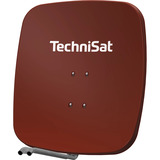 TechniSat Satellitenspiegel 65 Zentimeter Plus Aluminium, Sat-Spiegel rot, Retail