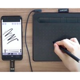 Wacom Intuos S mit Bluetooth, Grafiktablett schwarz, Manga Edition