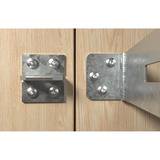 fischer Spanplattenschraube PowerFast 5,0x60 Halbrundkopf TX 50 Stück, mit Vollgewinde, Edelstahl A2