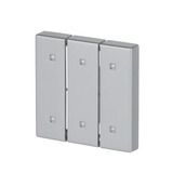 0 Wippe dreifach Elektroniktaster aluminium, Retail