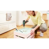 Bosch Heimwerken & Garten Akku-Schlagbohrschrauber EasyImpact 12, 12Volt, Schlagbohrmaschine grün/schwarz, Li-Ionen Akku 2,0Ah