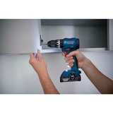 Bosch Professional Akku-Schlagbohrschrauber GSB 18V-45 Professional, 18Volt blau/schwarz, 2x Li-Ionen Akku 3,0Ah, in L-BOXX