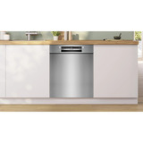 Bosch SMU4EBS28E Serie 4 , Spülmaschine edelstahl (gebürstet), 60 cm, Home Connect